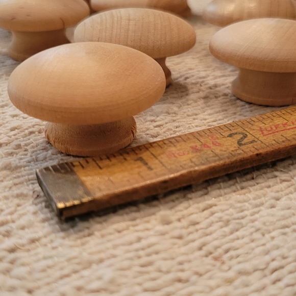 Wood Door Pulls Knobs Lot 41 pieces Different Sizes Wooden Cabinets - Picture 10 of 13